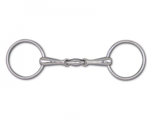 Snaffle 3 Pc Loose Ring 5 1/4" 18 mm Bit