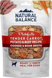 Natural Balance Platefulls Tender Carrot Potato & Beef Recipe 9 oz