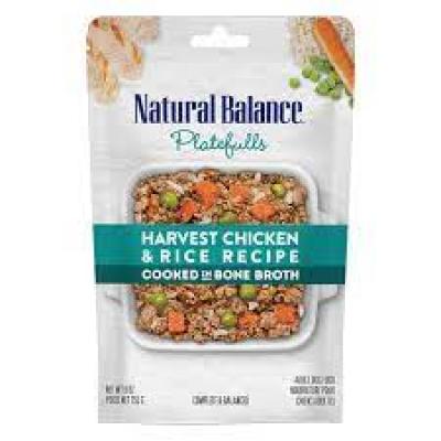 Natural Balance Platefulls Harvest Chicken & Rice Recipe 9 oz