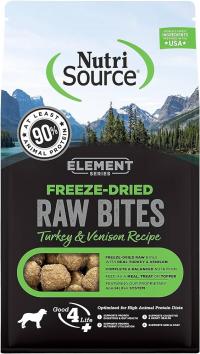 Nutri Source Element Freeze Dried Raw Bites 2.5oz Turkey & Venison