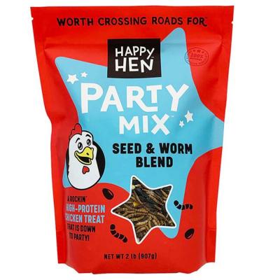 Happy Hen Party Mix Seed and Mealworms 2 lbs