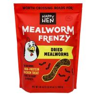 Happy Hen Mealworm Frenzy Dried Mealworms 30 oz