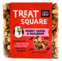 Happy Hen Treat Square Peanut, Raisin and Mealworm 6.5 oz