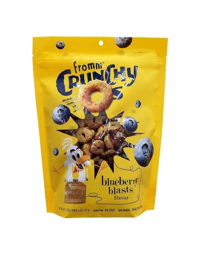 Fromm Crunchy O's Dog Treat Blueberry Blasts 6 oz