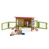 Schleich Farm World Rabbit Hutch