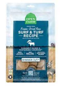 Open Farm Dog Freeze Dried Patties Surf & Turf Recipe 10.5 oz