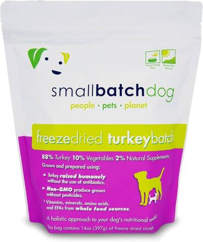 Smallbatch Dog Freeze Dried Bites Turkey 7 Oz (Dog: Raw & Freeze Dried Food)