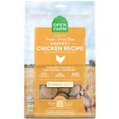 Open Farm Dog Freeze Dried Patties Chicken Recipe 10.5 oz