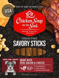 Chicken Soup Savory Sticks 5 oz Bacon & Cheese Dog Treats