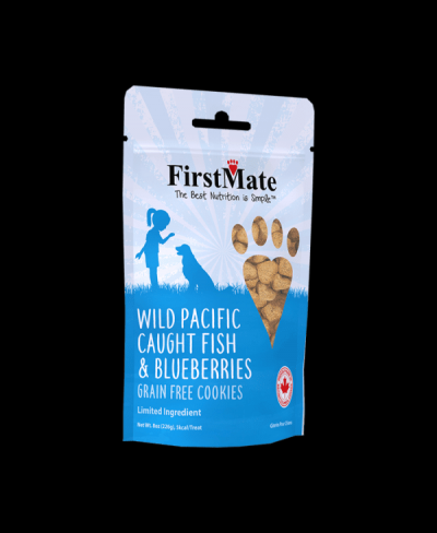 First Mate Dog Cookies Grain Free Mini Fish 8 oz