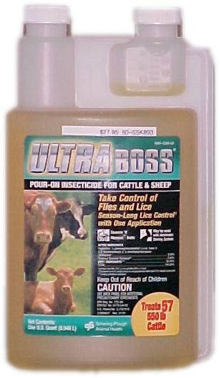 Ultraboss Pour On Insecticide Quart (Wormers & Parasite Control)