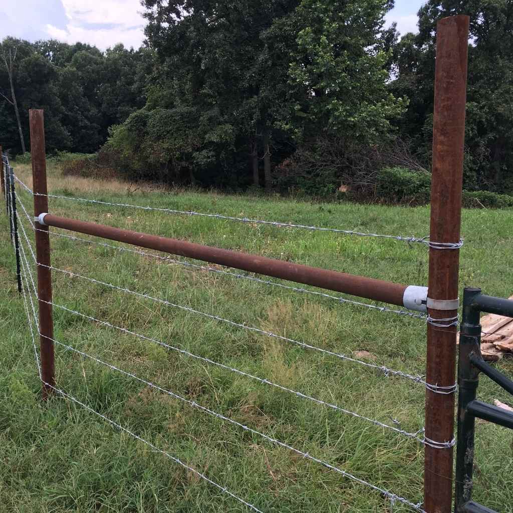 Bullet Fence System 2-7/8" H Brace  Galvanized.