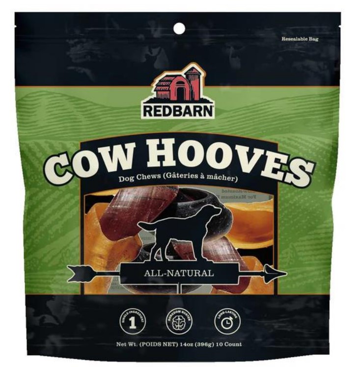 Red Barn Cow Hooves 10 ct Dog Chews