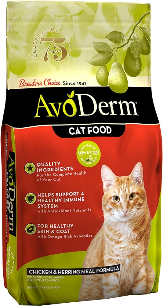 Avoderm Cat 3.5 lbs Adult Chicken & Herring Dry Cat Food