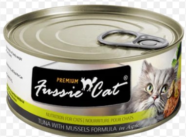 Fussie Cat Can Tuna With Mussels 2.82 Oz