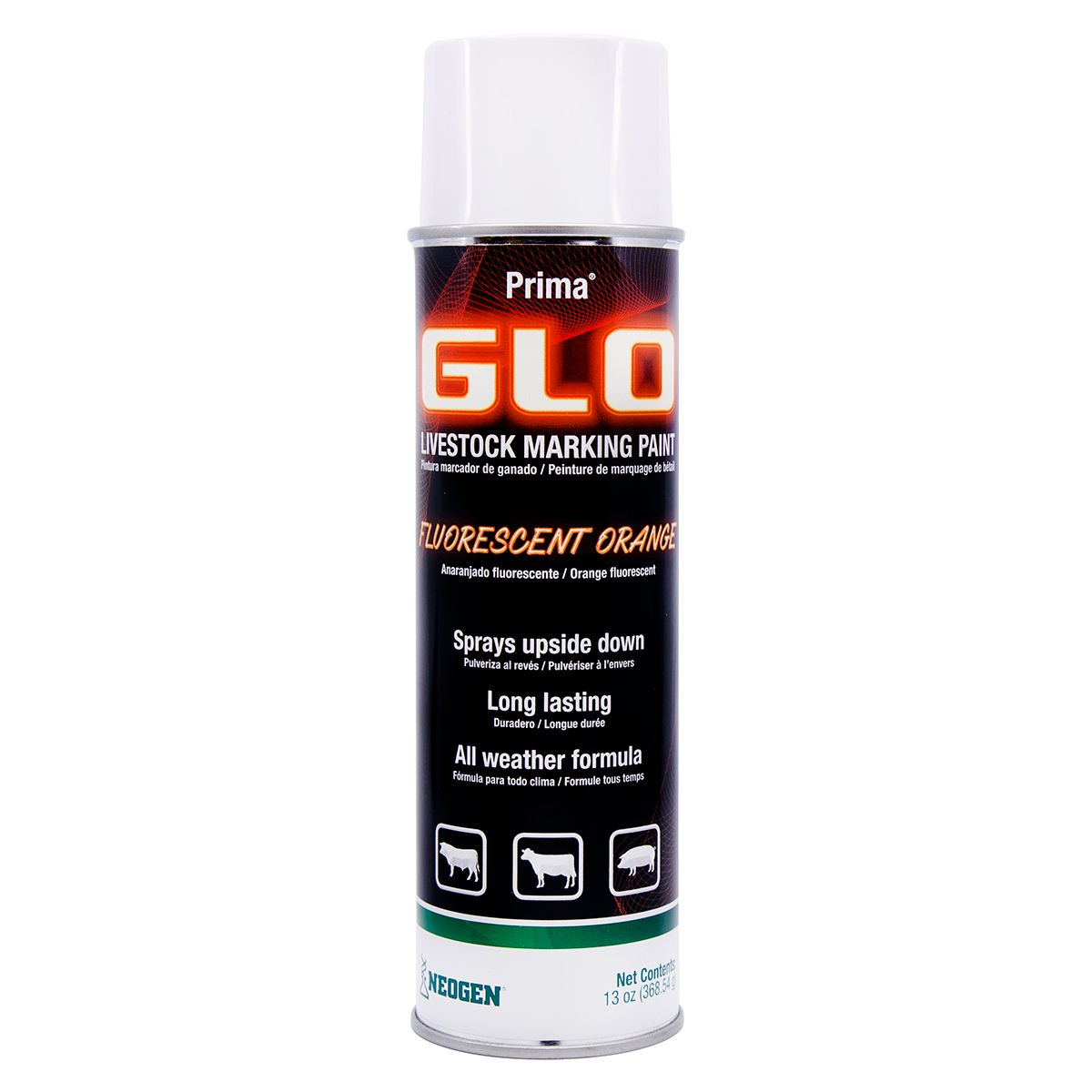 Ideal Prima Spray On Glo Fluorescent Livestock Marking Paint Pink 500 ml