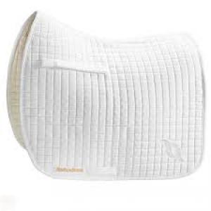 Back On Track Saddle Pad Dressage White Full