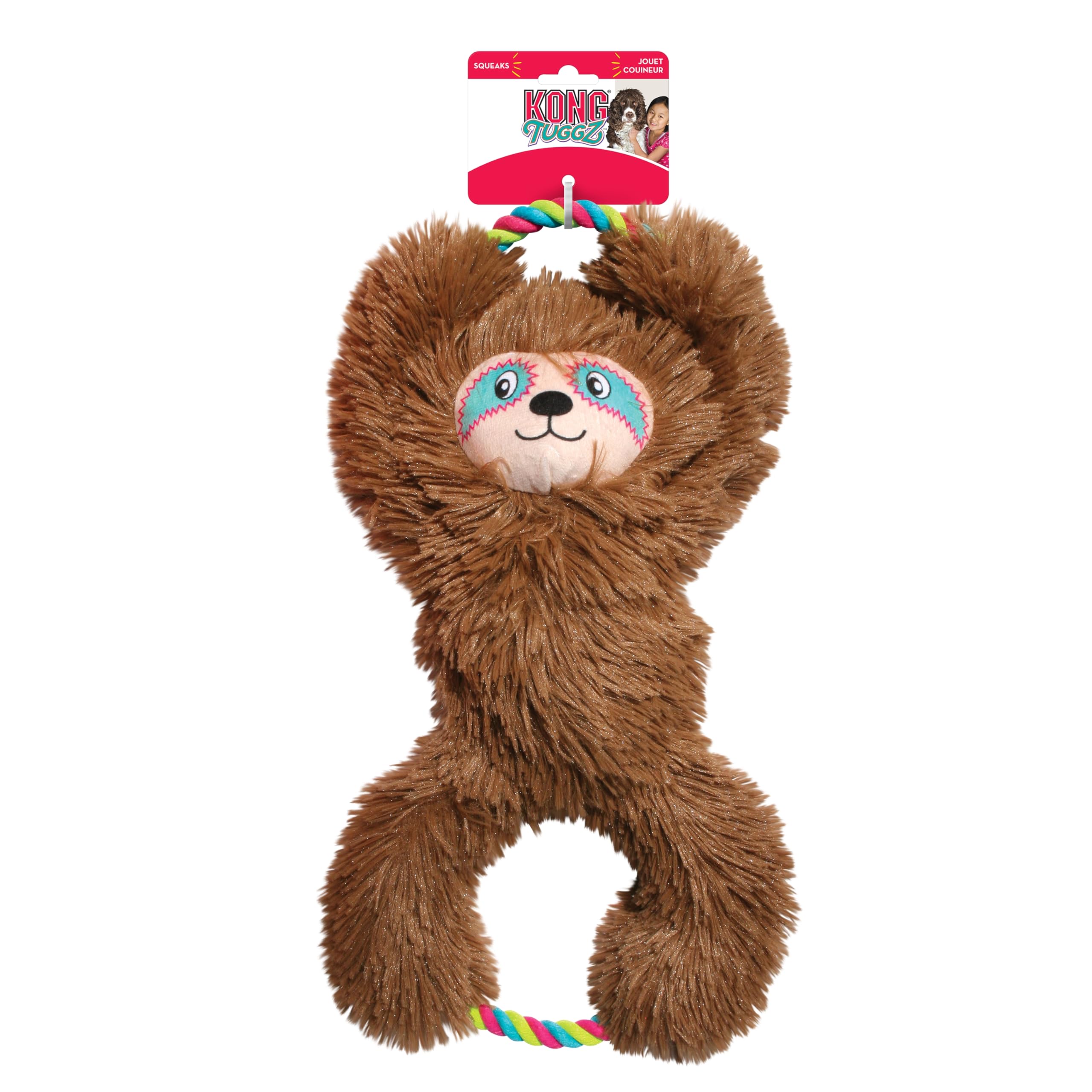 Kong Tuggz Sloth Dog Toy XLarge