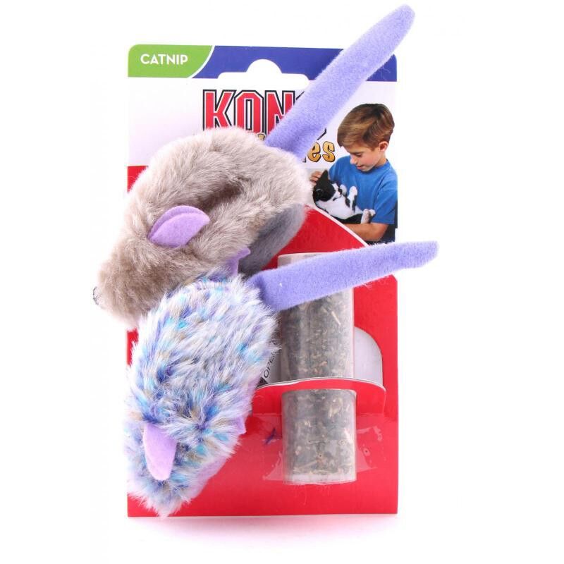 Kong Refillables Cat Toy Purple/Grey Mouse