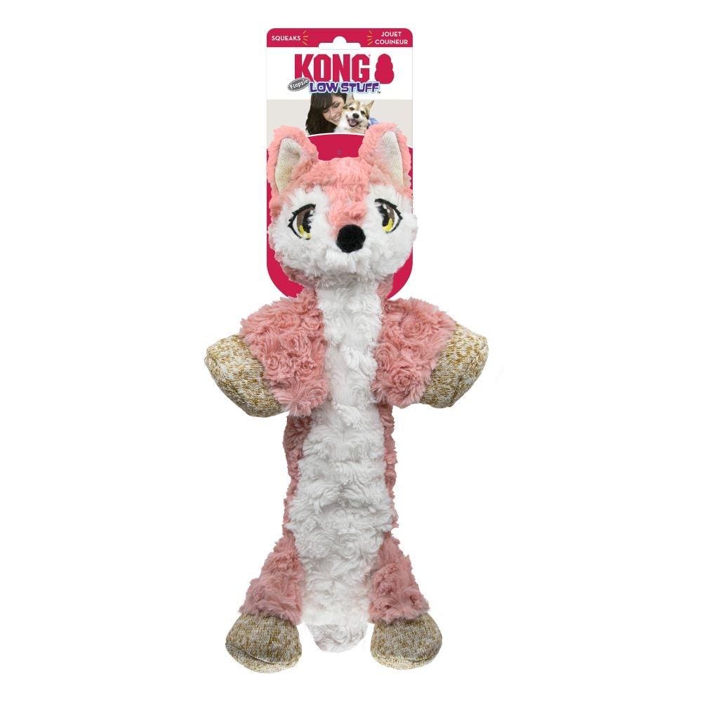 Kong Flopzie Fox Dog Toy Medium