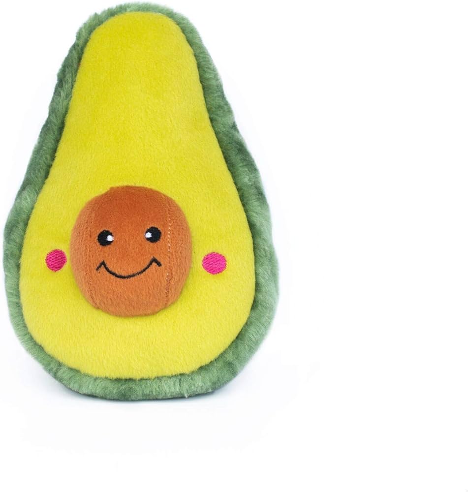 Zippy Paws Nomnomz Dog Toy Avocado