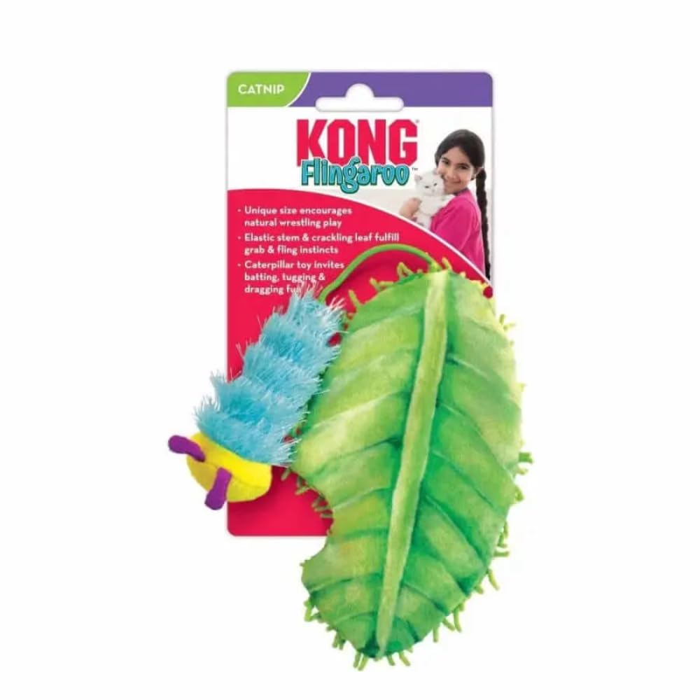 Kong Flingaroo Cat Toy Caterpillar