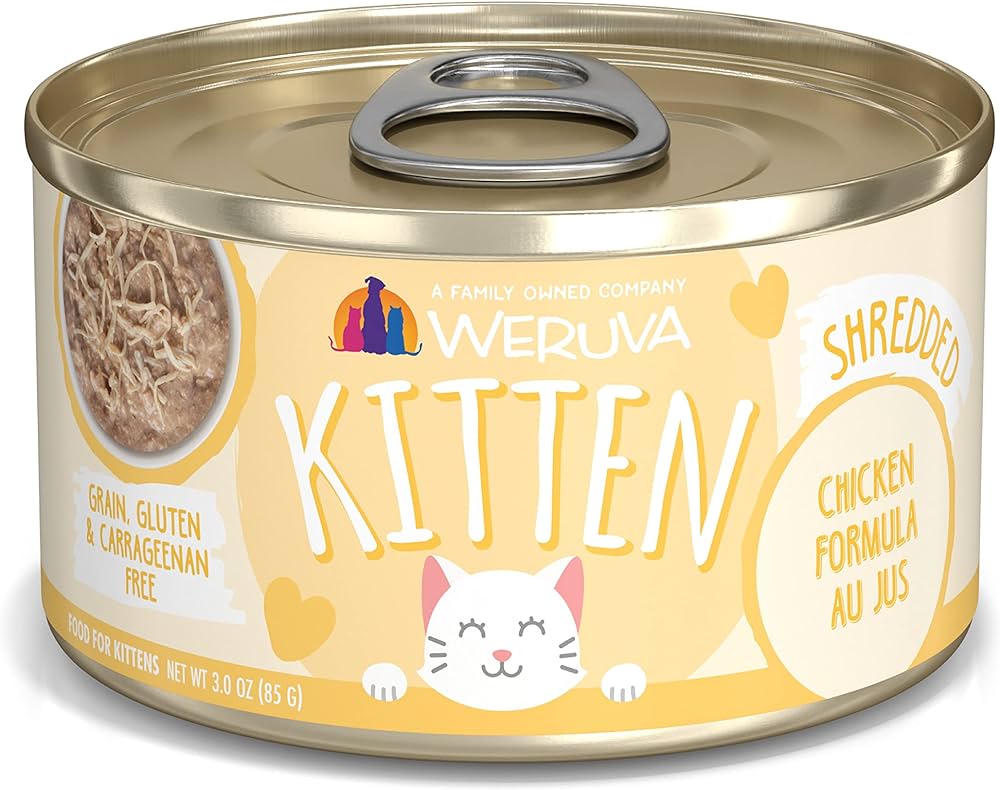 Weruva Cat Kitten Chicken Formula Au Jus 3oz.