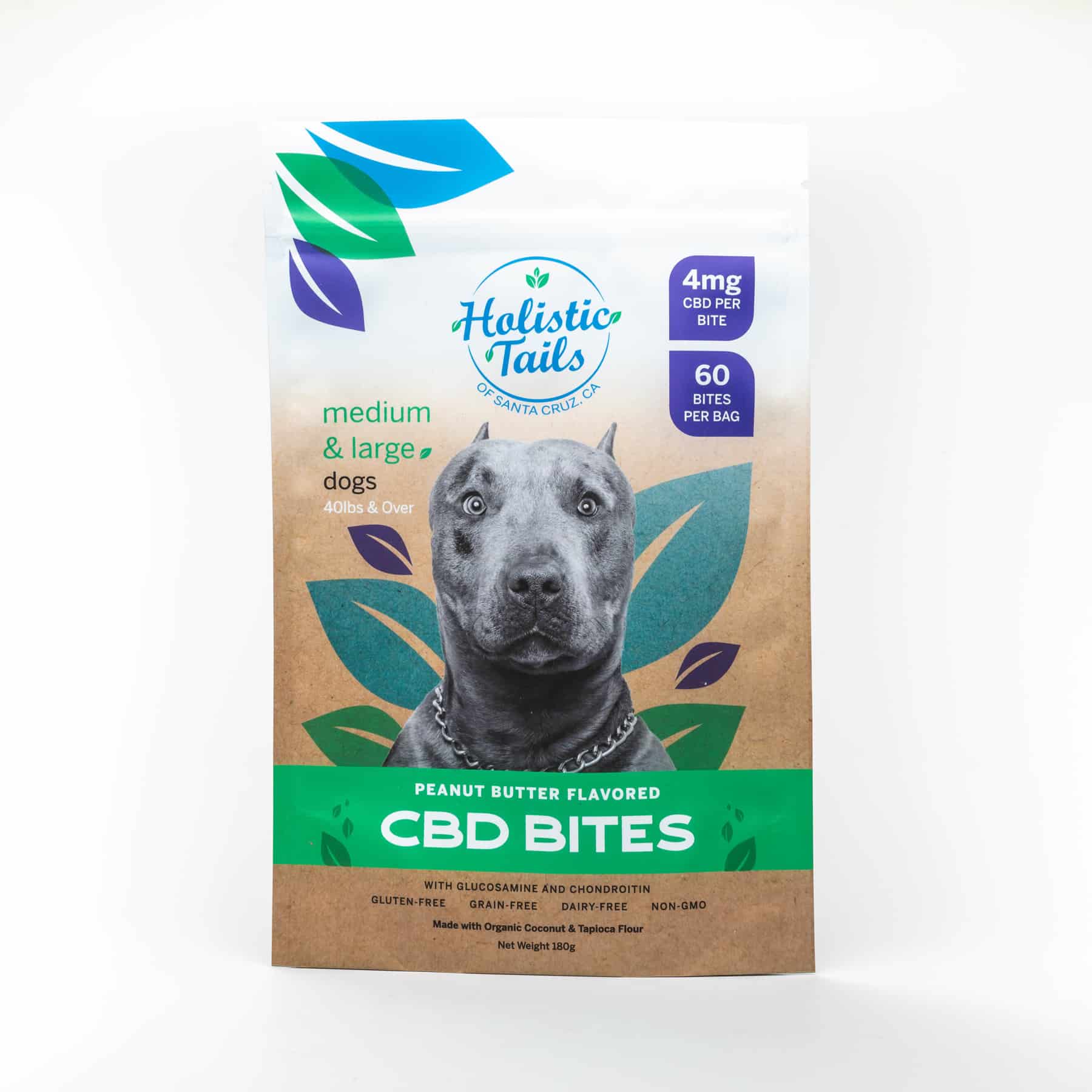 Holistic Tails CBD Bites Medium/Large Dog 60 count