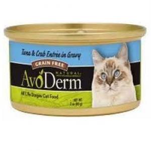 Avoderm Canned Cat Food 3 oz Tuna/Crab