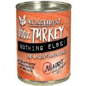 Against The Grain Nothing Else Dog 11 oz 100% Turkey Canned Dog Food