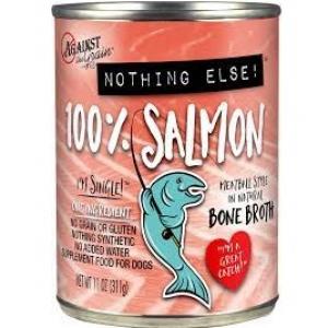 Against The Grain Nothing Else Dog 11 oz 100% Salmon Canned Dog Food