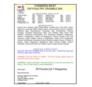 DP Poultry 50 lbs Farmers (Poultry Feed)