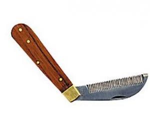 Equi Comb Stripping Folding Wood Handle (Mane & Tail Supplies)