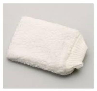 Equi Fleece Wipe Mitt White (Sponges & Wash Mitts)