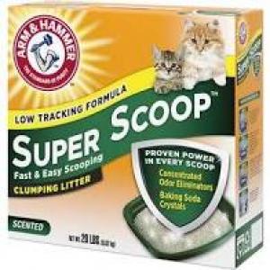 Arm & Hammer Litter 26.3 lbs Super Scoop Unscented Cat Litter