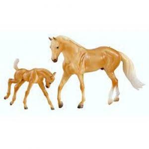 Breyer Classics Palomino Morgan and Foal