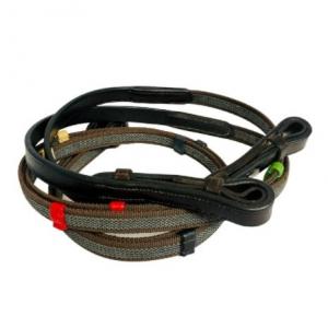 Camelot Reins Anti-Slip Color Pony Brown