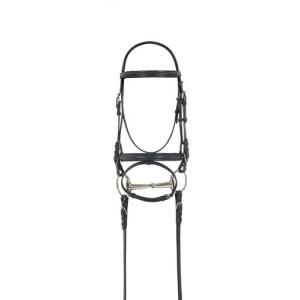 Camelot Bridle Dressage W/Flash Horse Black