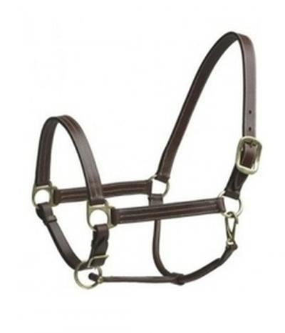 Camelot Halter Leather Cob Brown