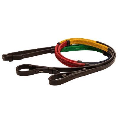 Camelot Reins Rubb Rainbow Pony Brown