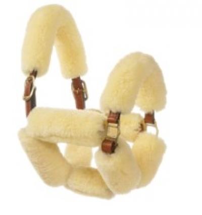 Europa Sheepskin Halter Set Cream 9 Piece