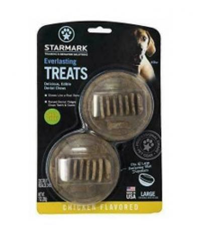 Everlasting Treat Large Liver 2 Pack Dog Toy