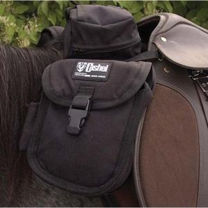 Cashel English Front Saddle Bag Black (Helmet Accessories)