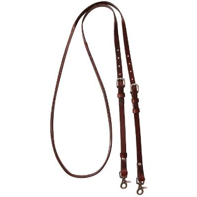 Cashel Roping Reins Adjustable 8' Chocolate