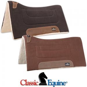 Classic Equine Saddle Pad Trainer 31"X33" Black