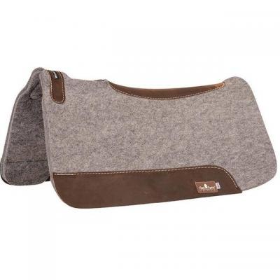 Classic Equine Saddle Pad Wool Felt 31"X32" (1") Contoured