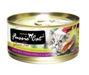 Fussie Canned Cat Food 2.82 oz Chicken Duck