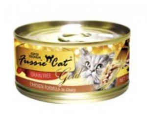 Fussie Canned Cat Food 2.82 oz Chicken Gravy