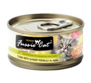 Fussie Canned Cat Food 2.82 oz Tuna Shrimp