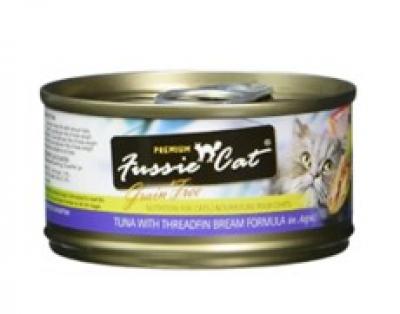 Fussie Canned Cat Food 2.82 oz Tuna/Threadfin